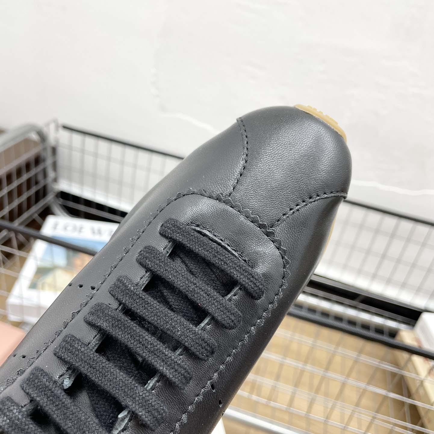 Miu Miu Plume Nappa Leather Sneakers - DopestKickz