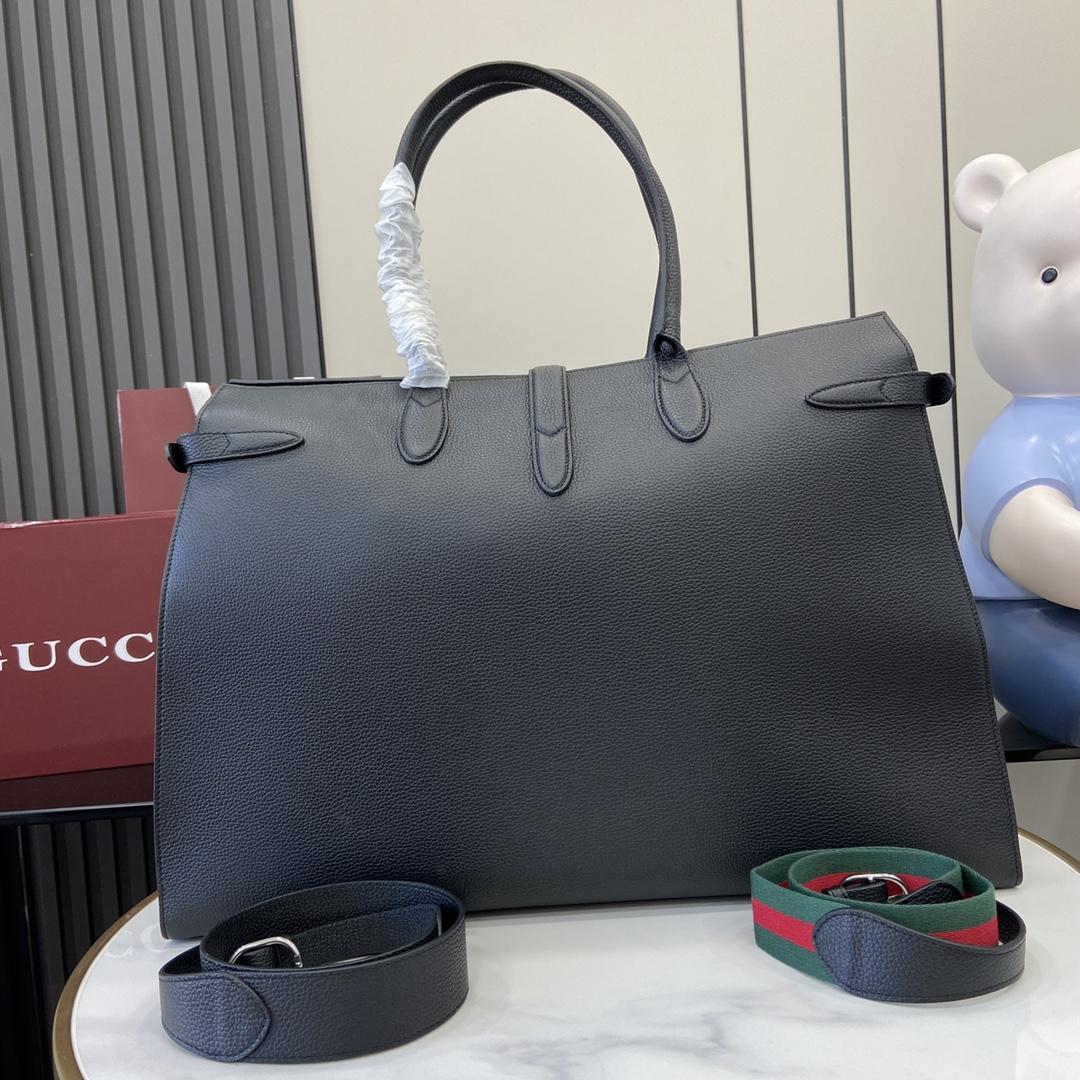 Gucci Large Tote Bag With Hook Closure - DopestKickz