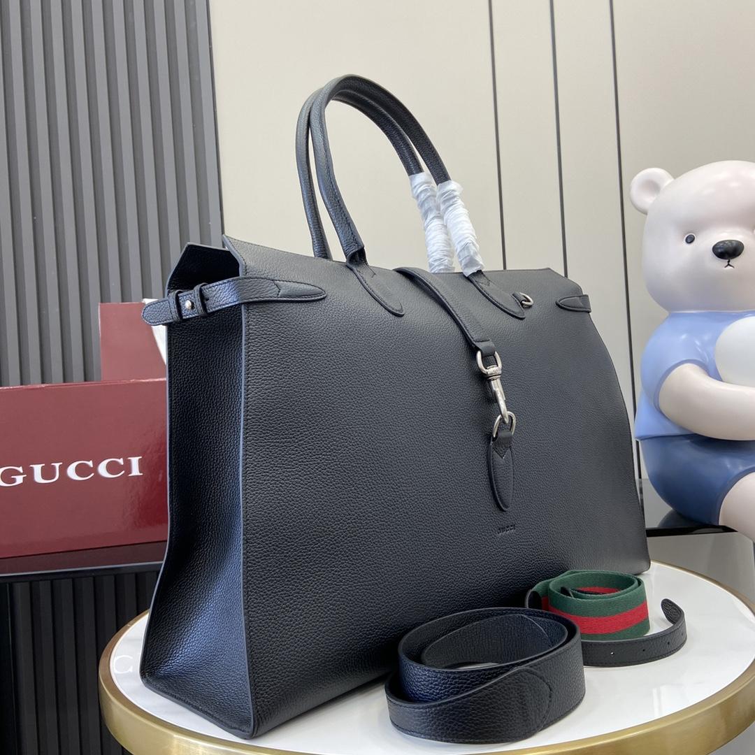 Gucci Large Tote Bag With Hook Closure - DopestKickz
