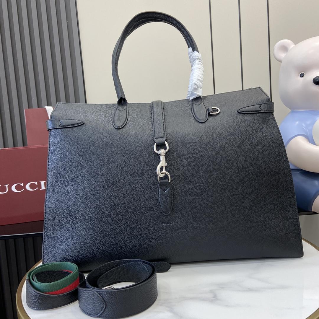 Gucci Large Tote Bag With Hook Closure - DopestKickz