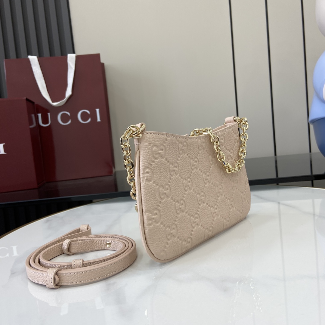 Gucci GG Emblem Super Mini Bag - DopestKickz