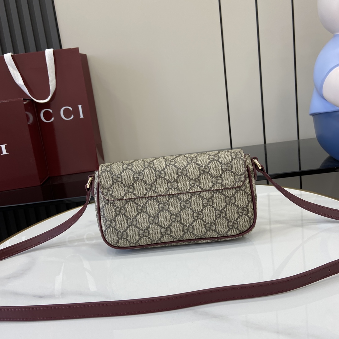 Gucci GG Mini Shoulder Bag With Cat Detail - DopestKickz