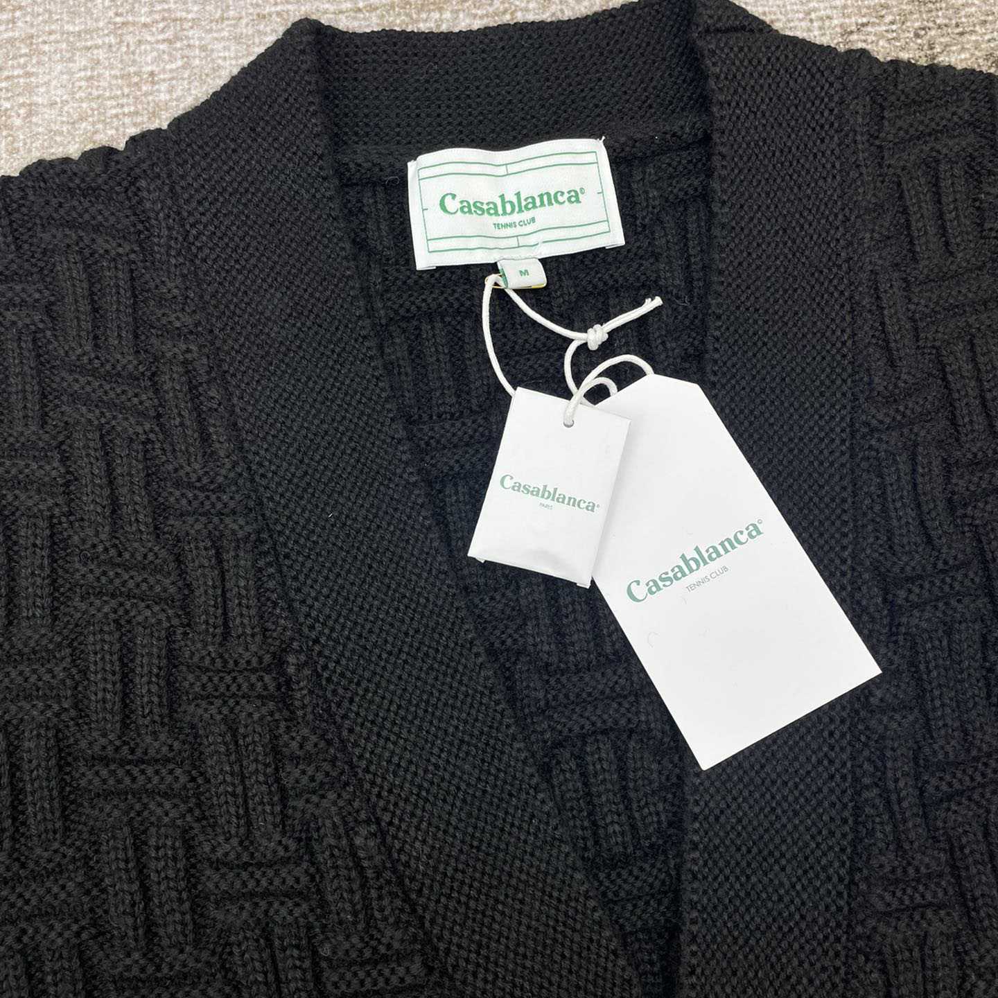 Casablanca Column Stitch Cardigan     D0083 - DopestKickz