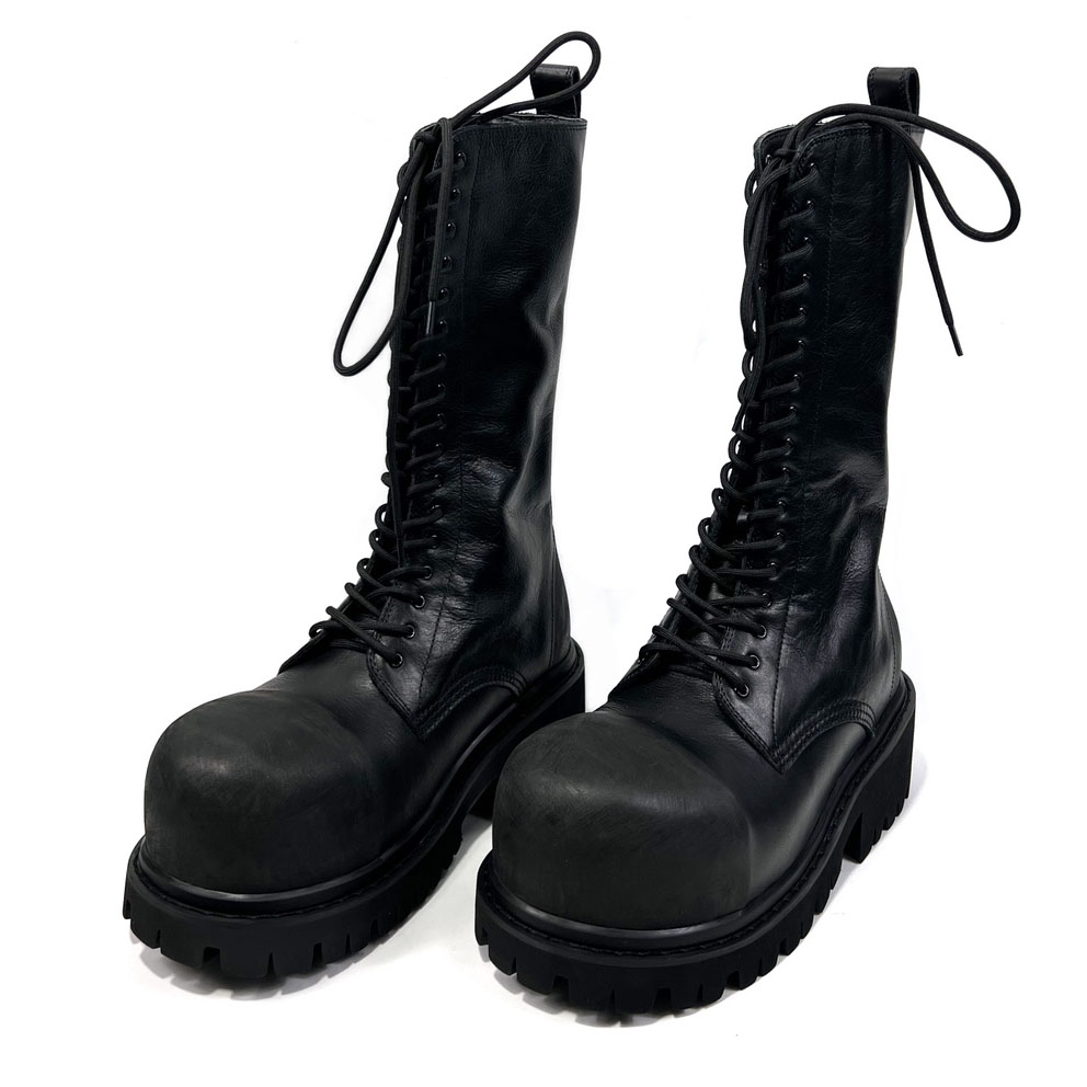 Balenciaga Stomper Boot In Black - DopestKickz