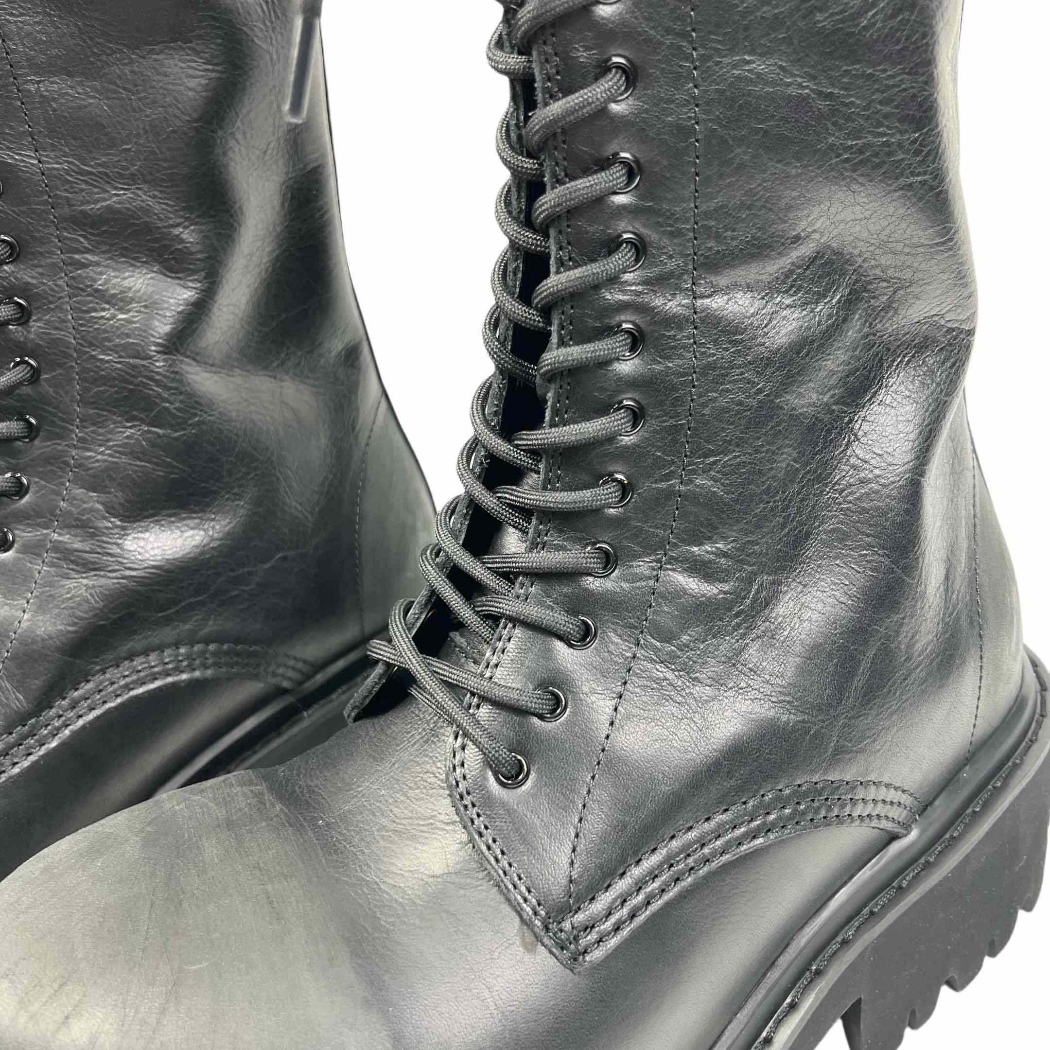 Balenciaga Stomper Boot In Black - DopestKickz