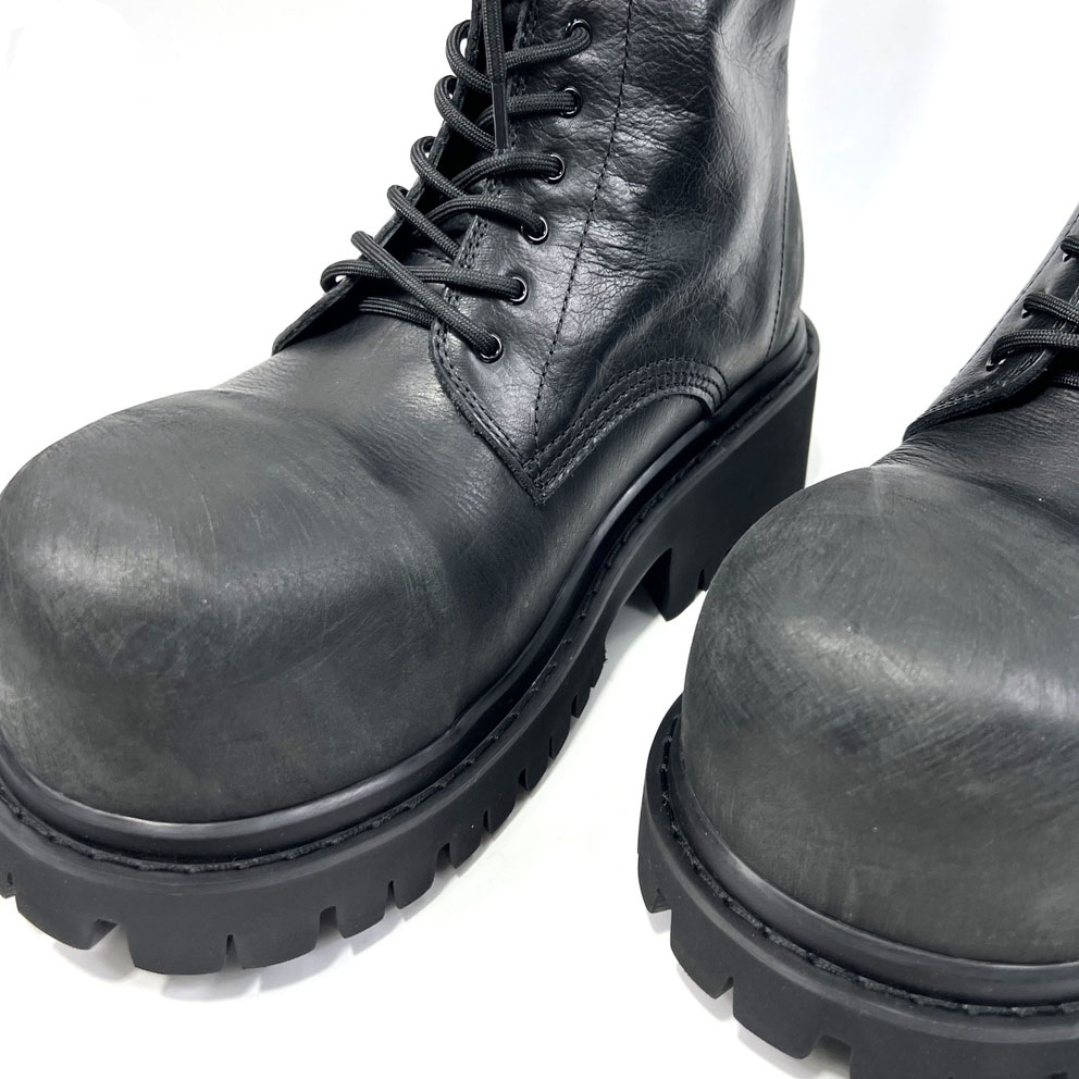Balenciaga Stomper Boot In Black - DopestKickz