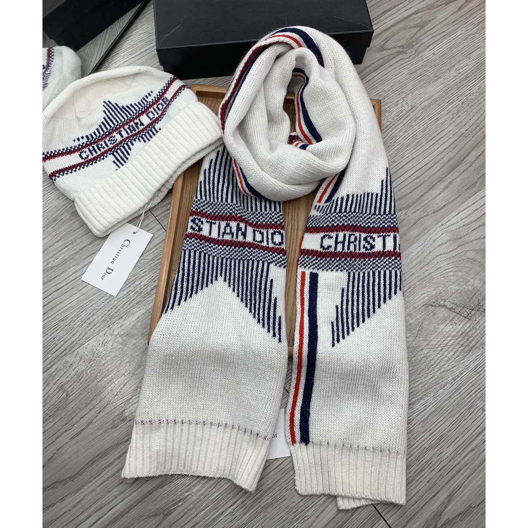 Dior Beanie And Scarf - DopestKickz