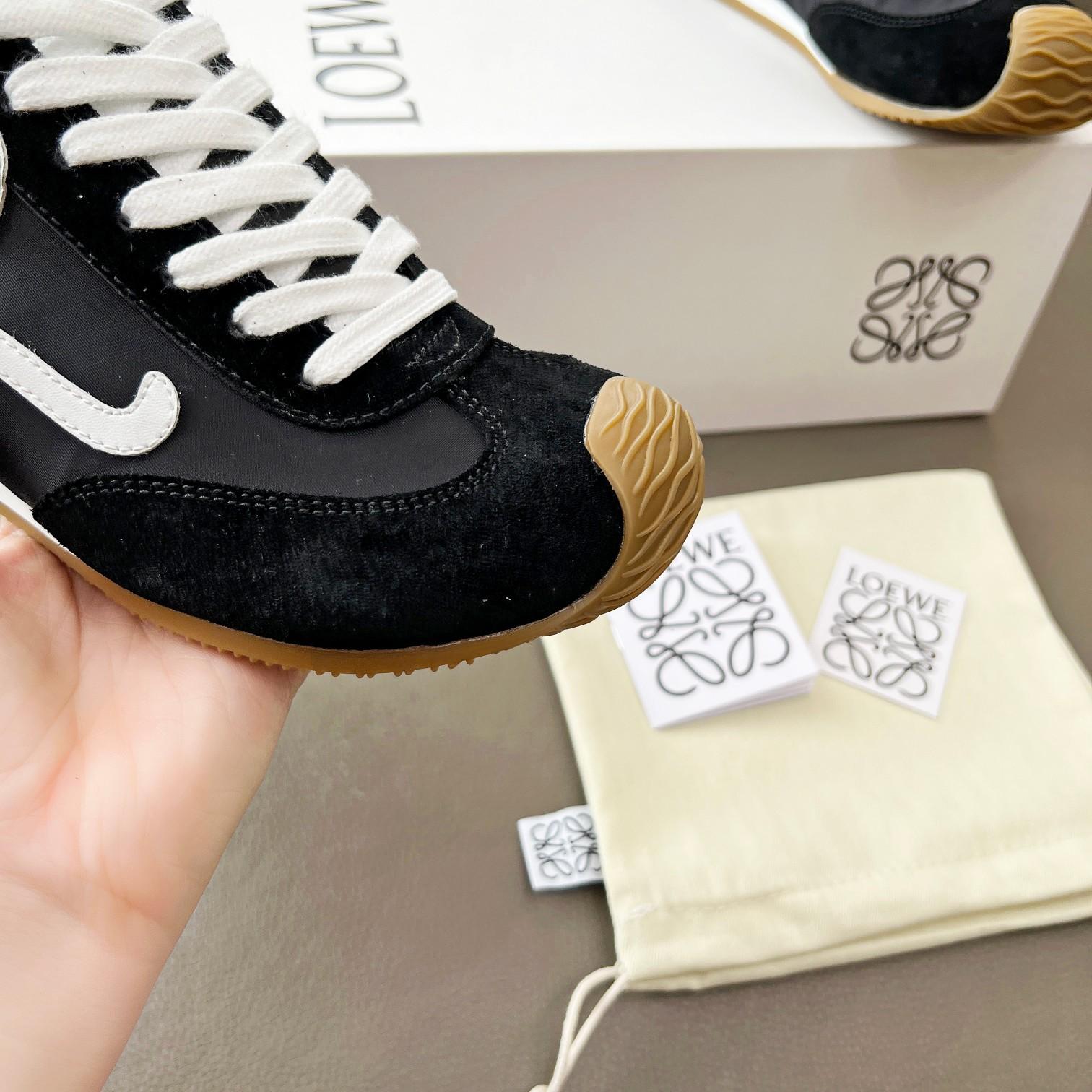 Loewe Ballet Runner 2.0 In Nylon And Calfskin - DopestKickz