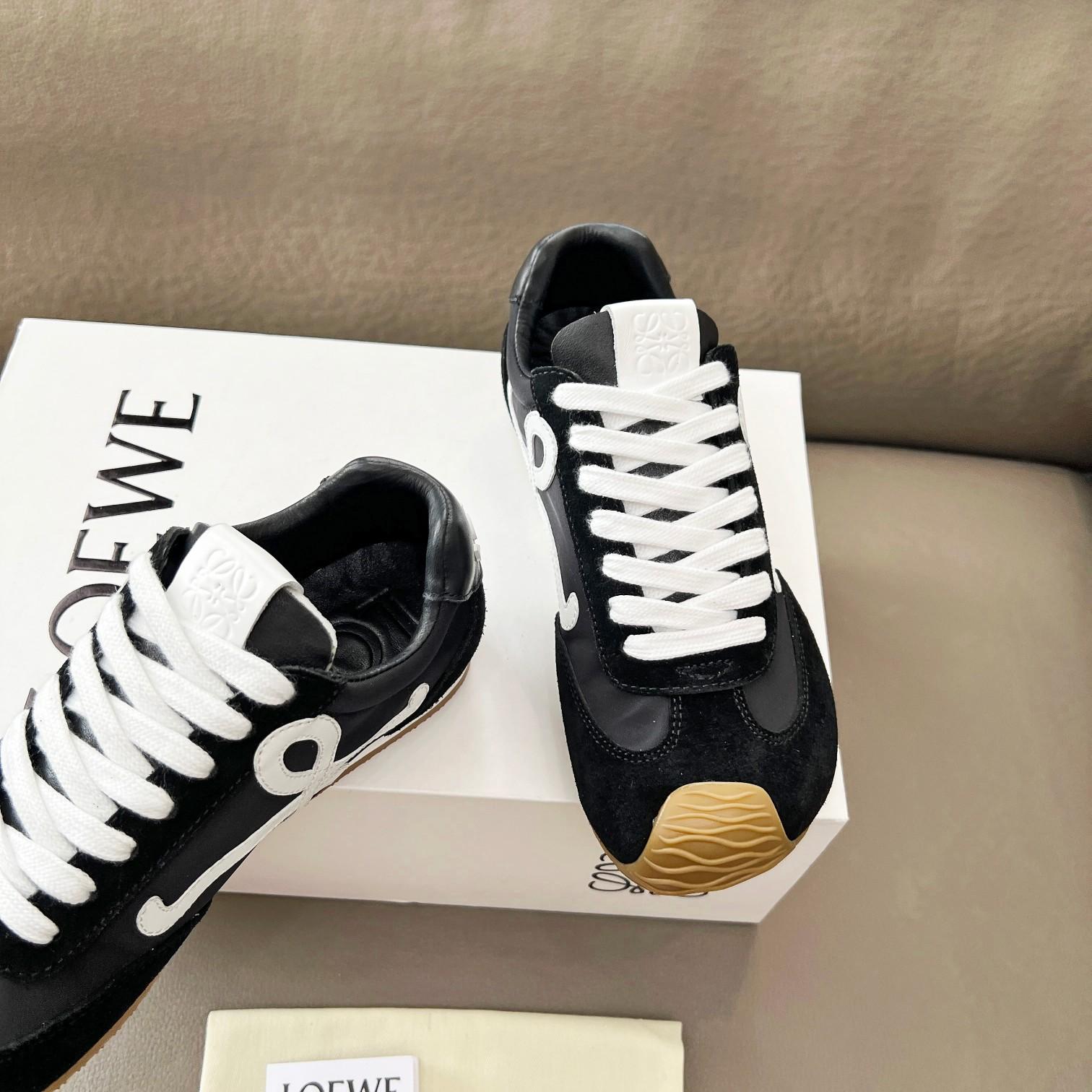 Loewe Ballet Runner 2.0 In Nylon And Calfskin - DopestKickz
