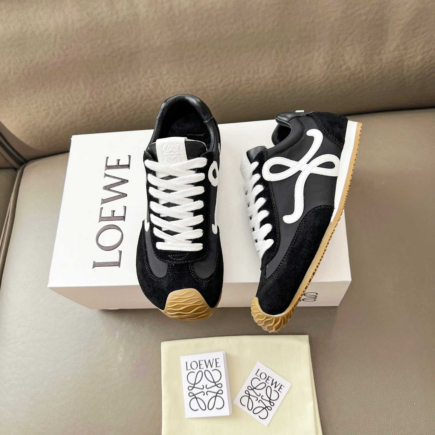 Loewe Ballet Runner 2.0 In Nylon And Calfskin - DopestKickz