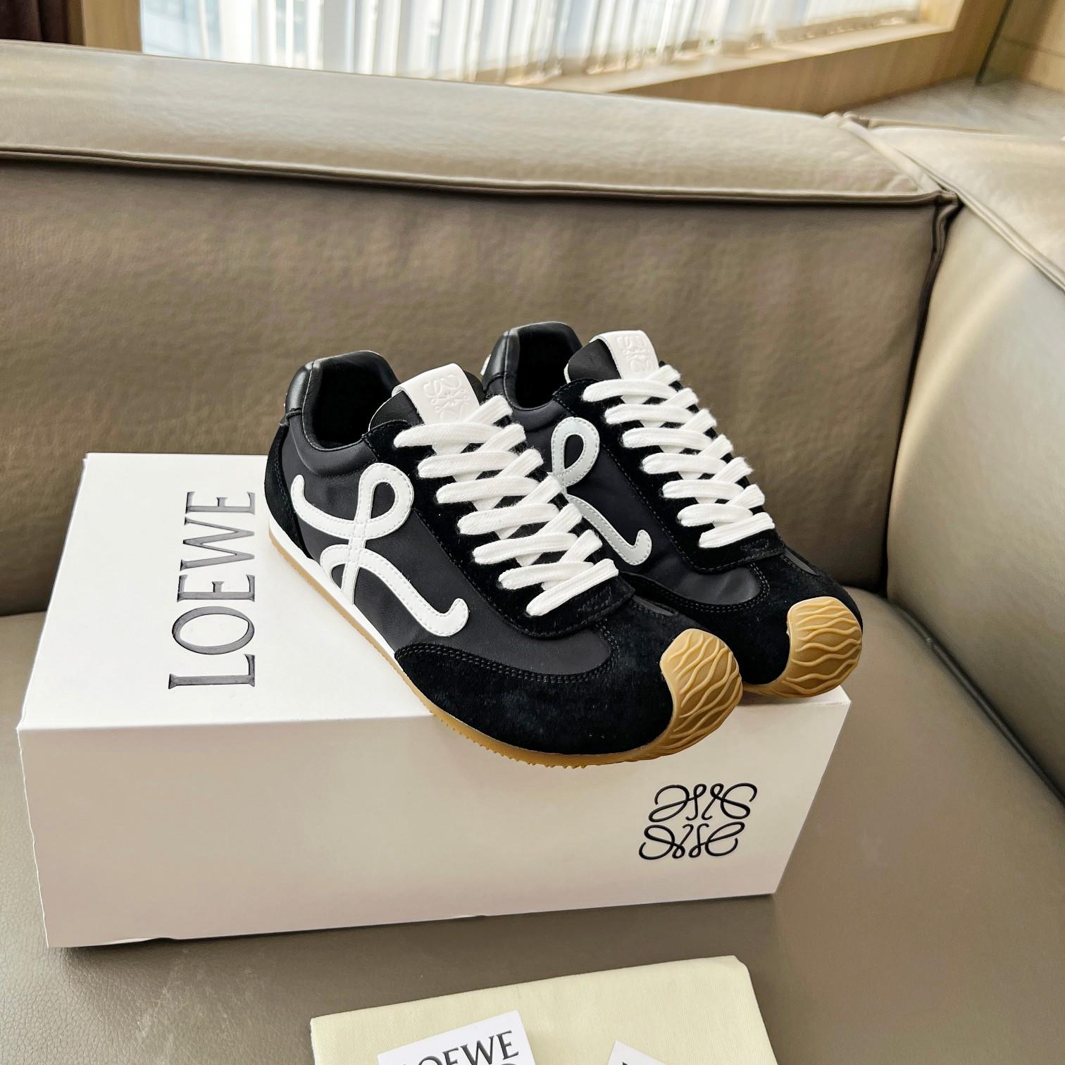 Loewe Ballet Runner 2.0 In Nylon And Calfskin - DopestKickz