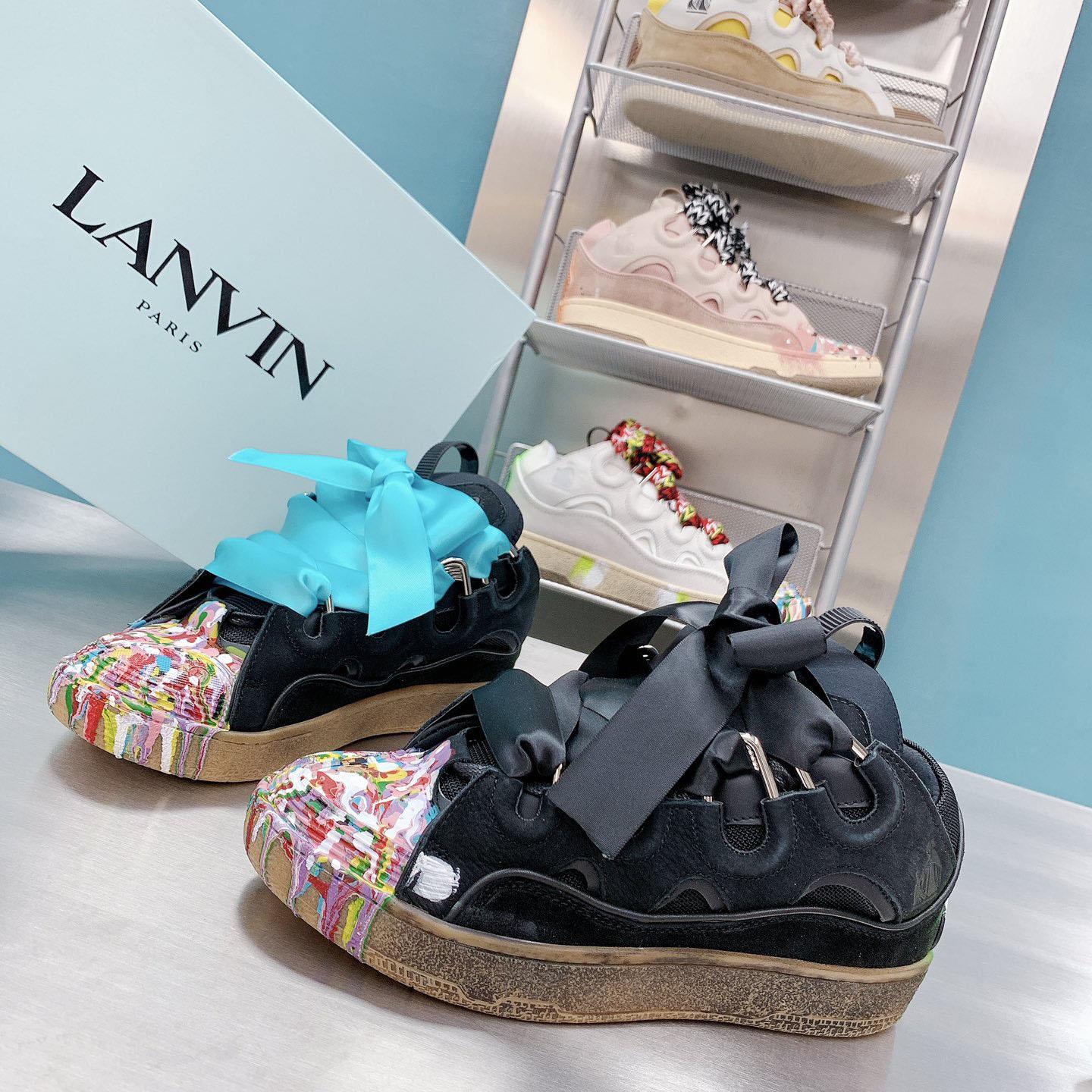 Lanvin Gallery Dept. x Lanvin Curb Sneakers - DopestKickz