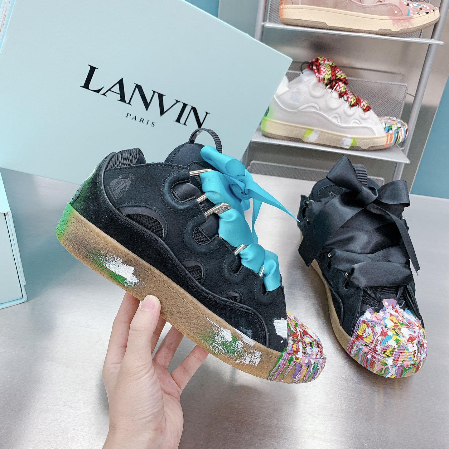Lanvin Gallery Dept. x Lanvin Curb Sneakers - DopestKickz