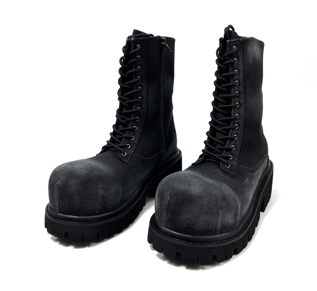 Balenciaga Stomper Bootie In Black  - DopestKickz