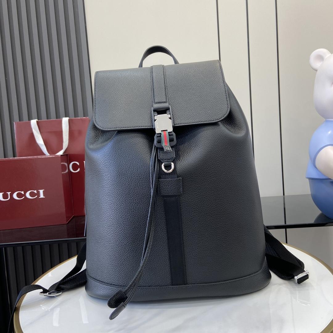 Gucci Large Backpack With Web - DopestKickz