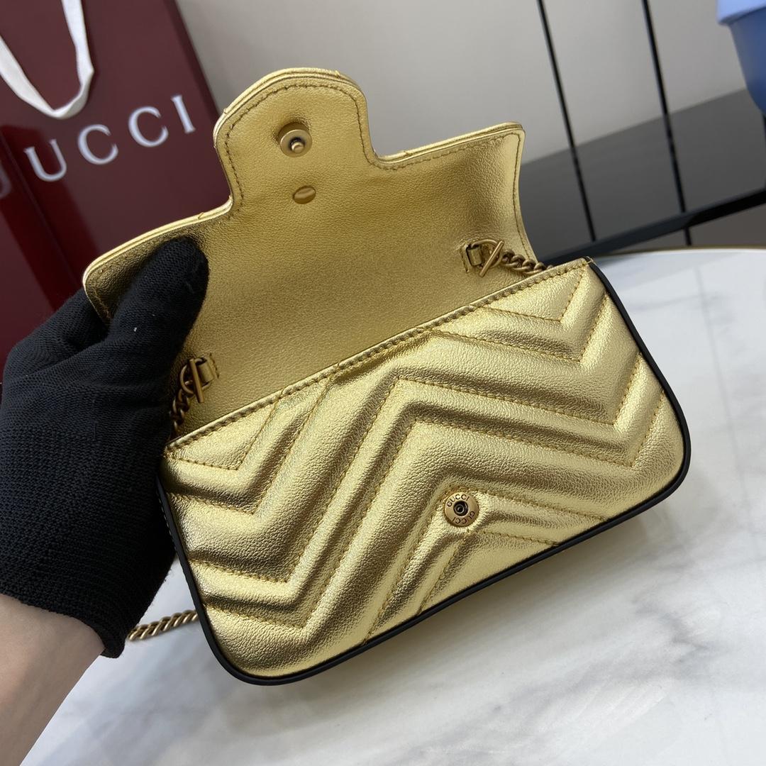 Gucci GG Marmont Super Mini Bag - DopestKickz