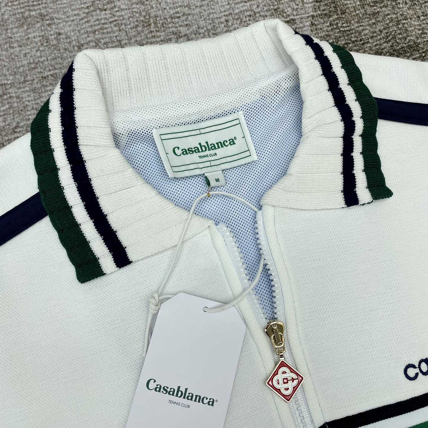 Casablanca Logo-embroidered Panelled Track Jacket   c880 - DopestKickz