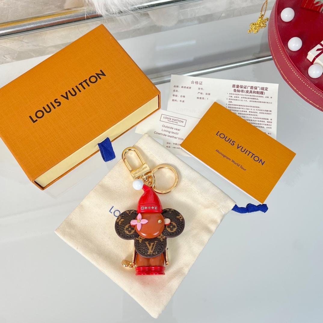 Louis Vuitton Vivienne Xmas Bag Charm And Key Holder   - DopestKickz