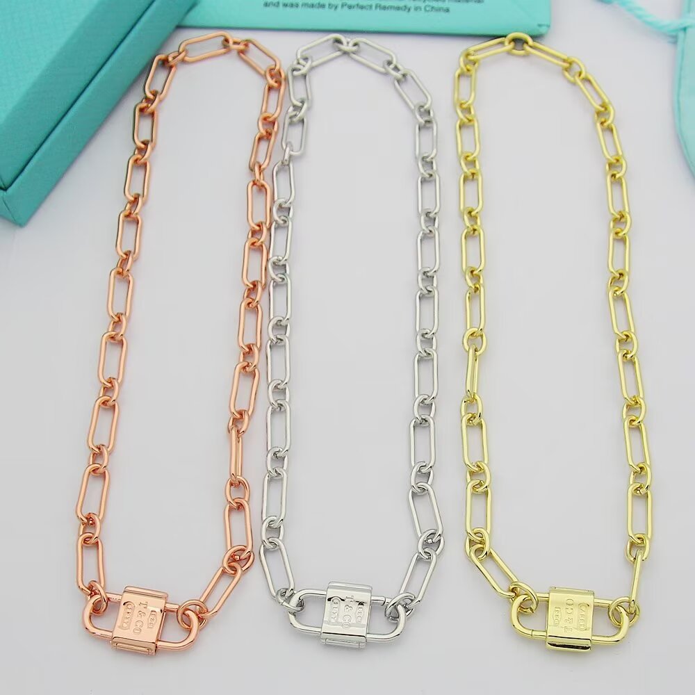 Tiffany 1837™ Double Lock Necklace - DopestKickz