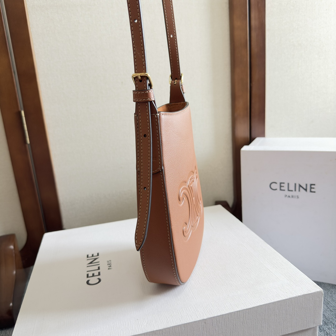 Celine Phone Pouch Heloise In Supple Calfskin - DopestKickz