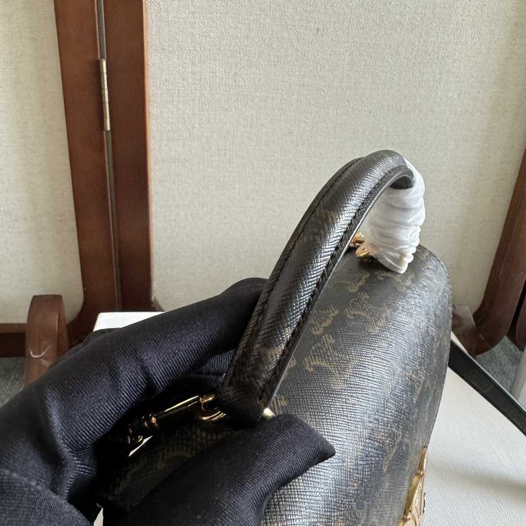 Celine Teen Nino Bag In Triomphe Canvas - DopestKickz