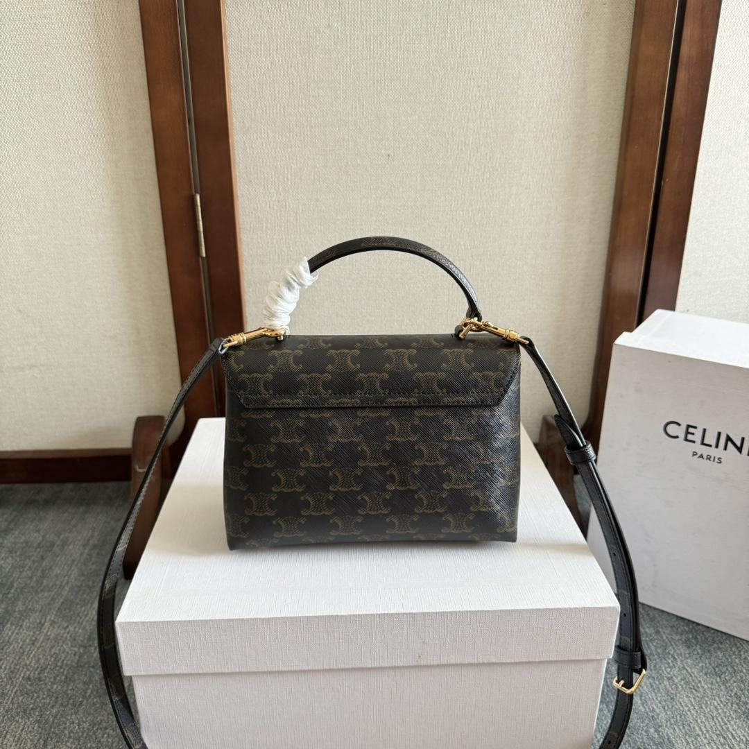 Celine Teen Nino Bag In Triomphe Canvas - DopestKickz