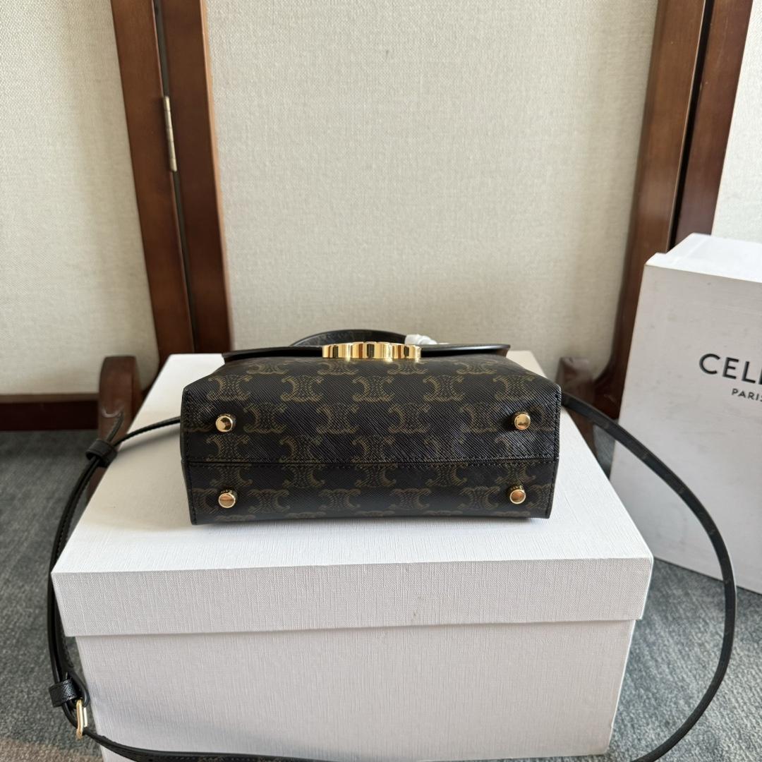 Celine Teen Nino Bag In Triomphe Canvas - DopestKickz