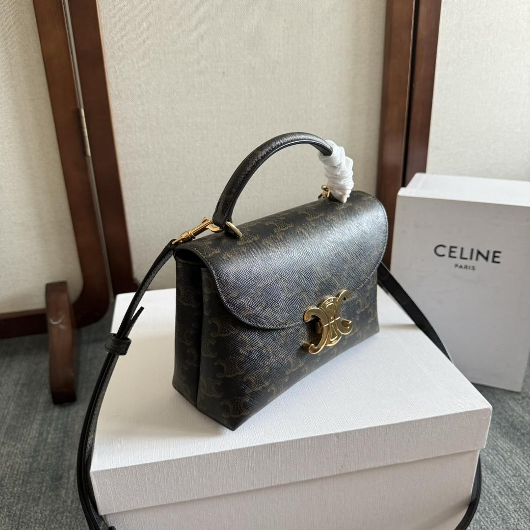 Celine Teen Nino Bag In Triomphe Canvas - DopestKickz