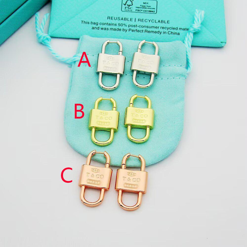 Tiffany & Co. Double Lock Drop Earrings - DopestKickz