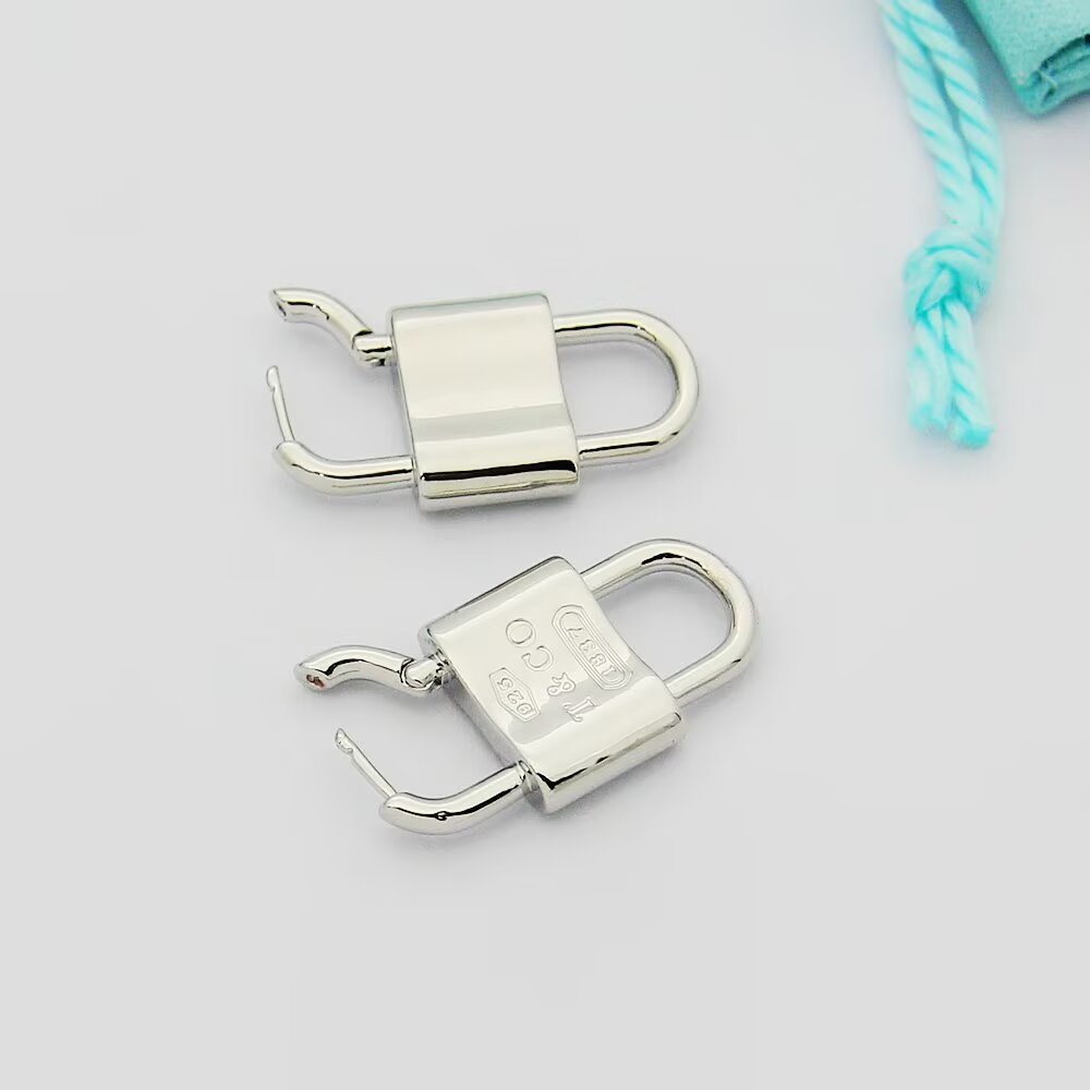Tiffany & Co. Double Lock Drop Earrings - DopestKickz