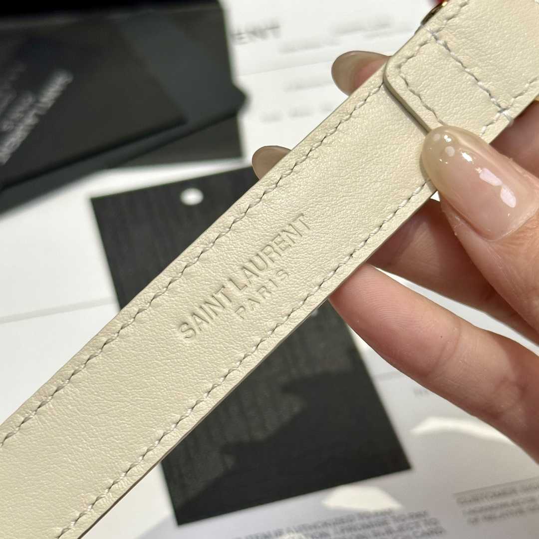 Saint Laurent Leather Belt     - DopestKickz