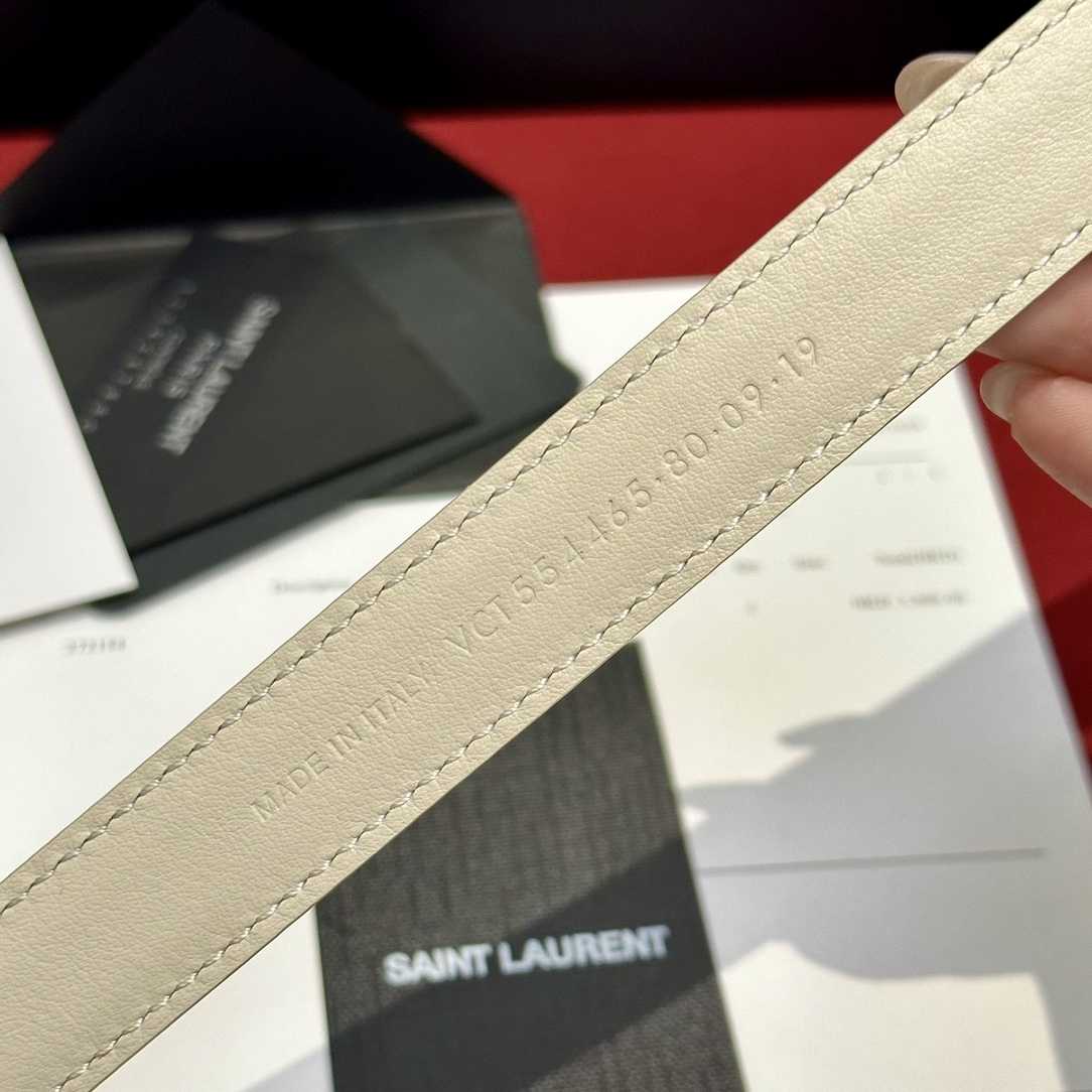 Saint Laurent Leather Belt     - DopestKickz