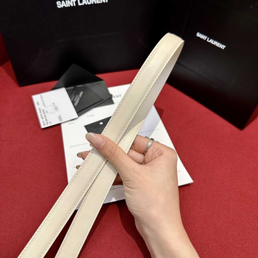 Saint Laurent Leather Belt     - DopestKickz