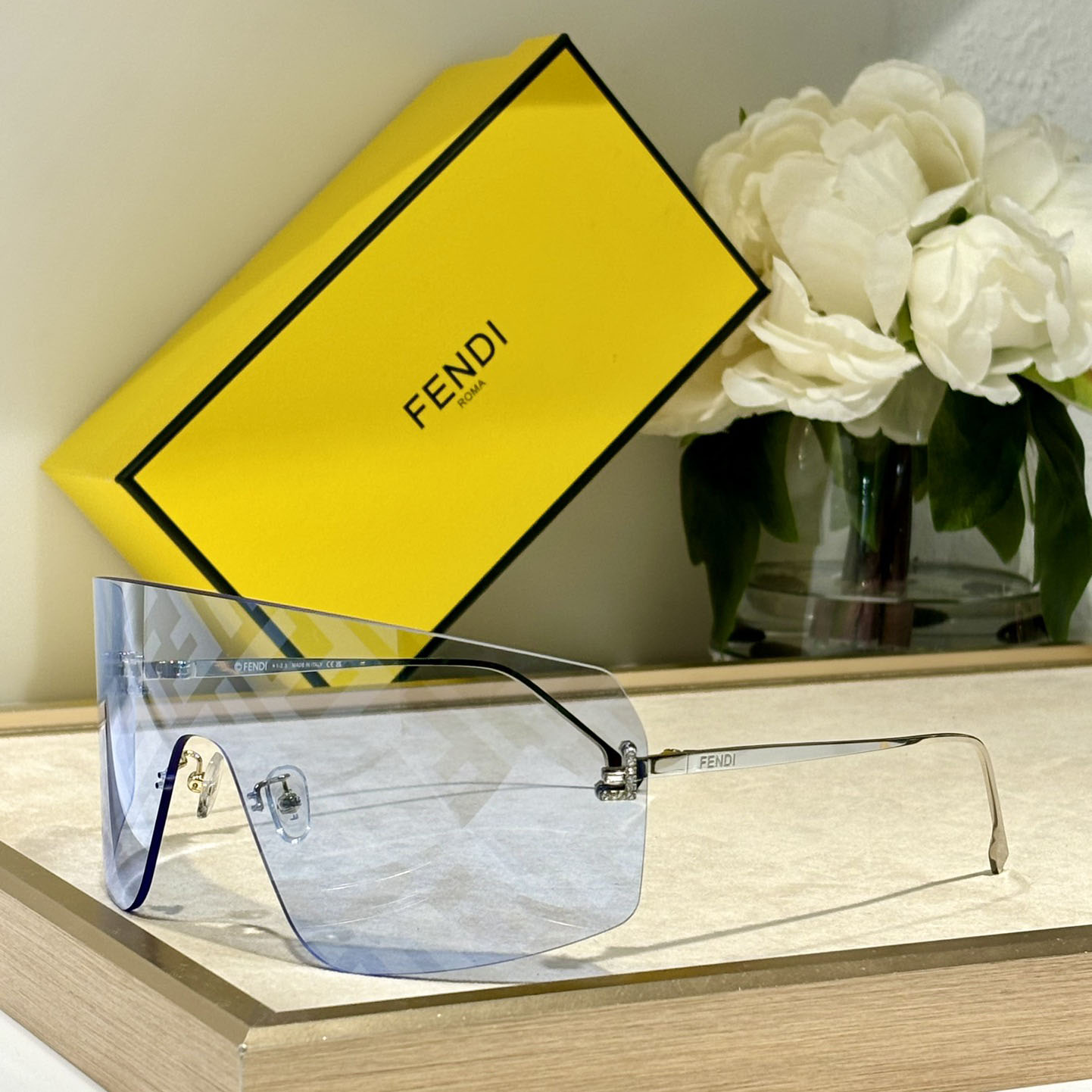 Fendi First Crystal Sunglasses     FE4121U - DopestKickz