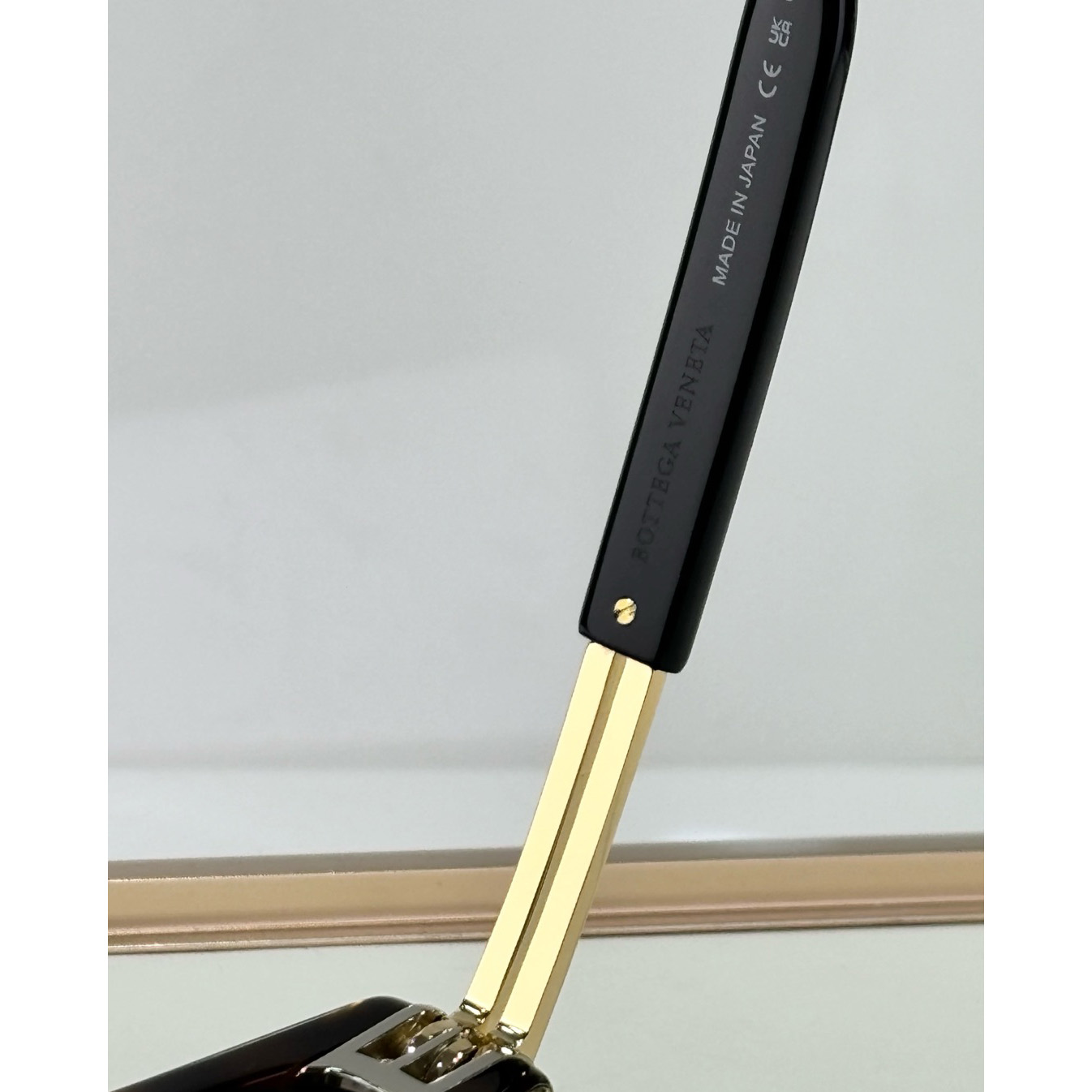 Bottega Veneta Bolt Squared Sunglasses - DopestKickz