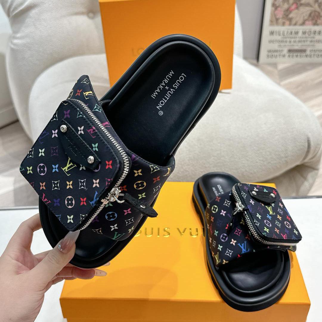 Louis Vuitton LV x TM Pool Pillow Flat Comfort Mule   1AGVRF - DopestKickz