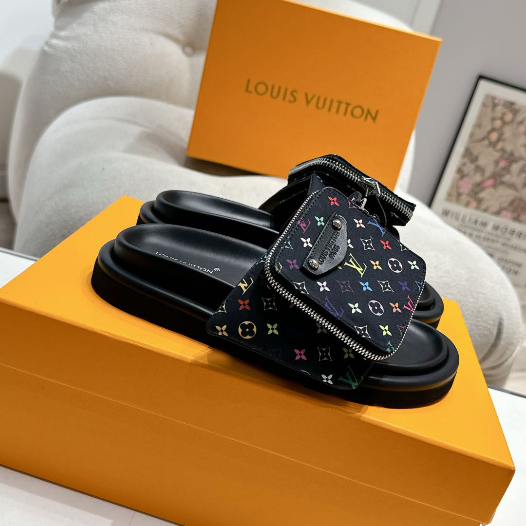 Louis Vuitton LV x TM Pool Pillow Flat Comfort Mule   1AGVRF - DopestKickz