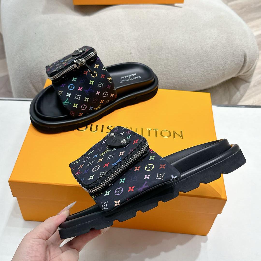 Louis Vuitton LV x TM Pool Pillow Flat Comfort Mule   1AGVRF - DopestKickz