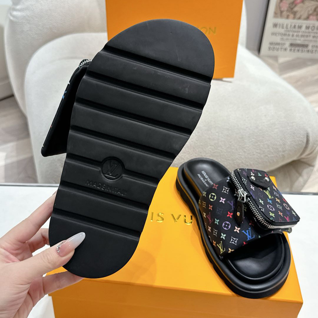 Louis Vuitton LV x TM Pool Pillow Flat Comfort Mule   1AGVRF - DopestKickz