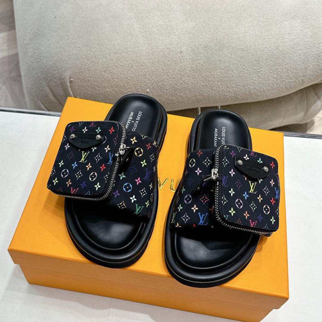 Louis Vuitton LV x TM Pool Pillow Flat Comfort Mule   1AGVRF - DopestKickz