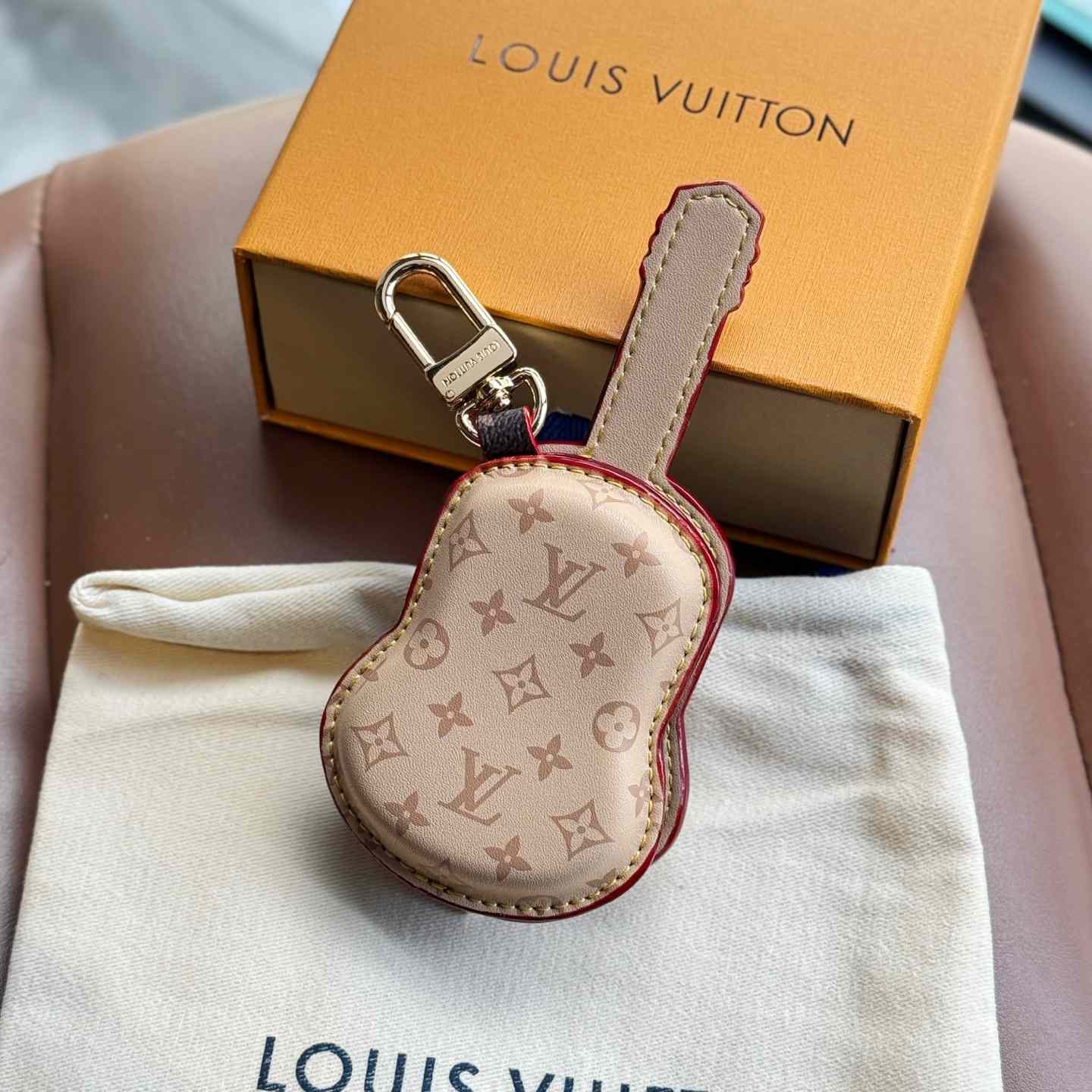 Louis Vuitton Guitar Pouch Bag Charm   M02032 - DopestKickz