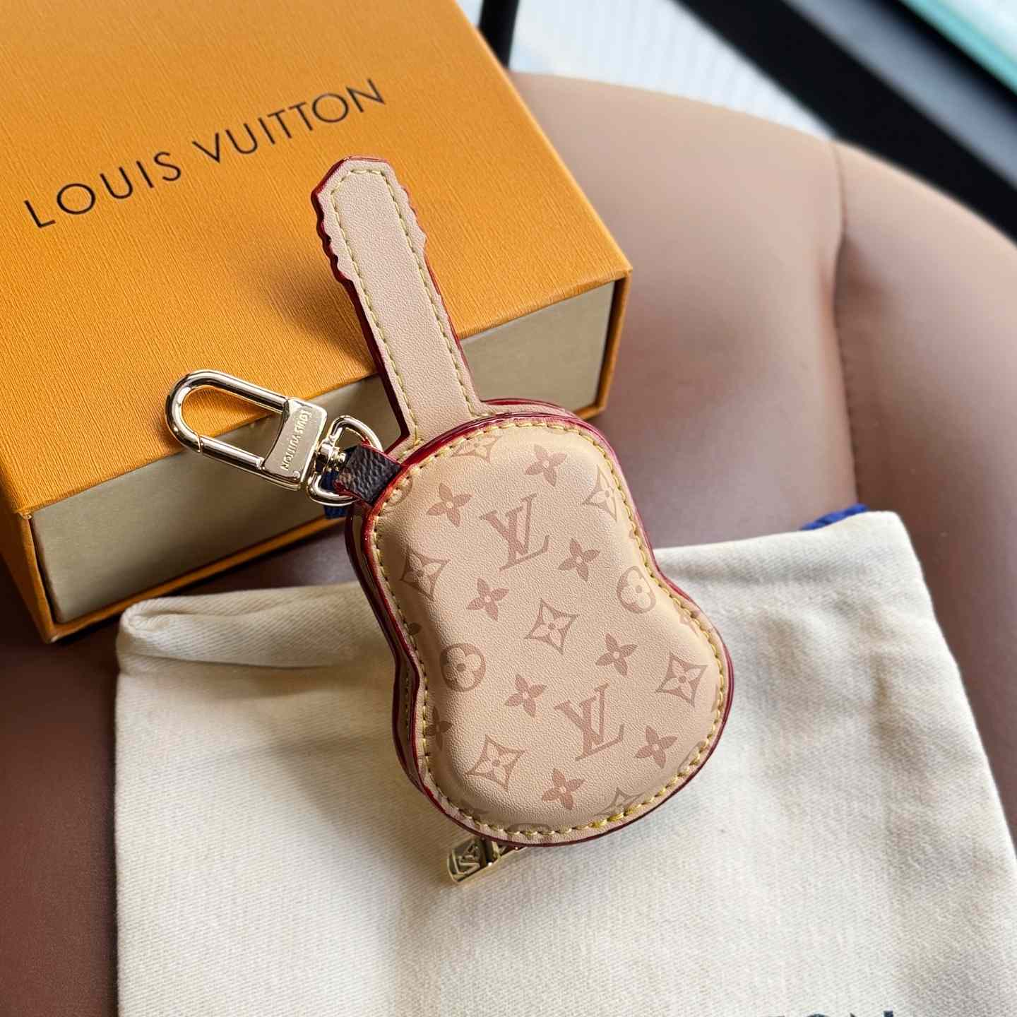 Louis Vuitton Guitar Pouch Bag Charm   M02032 - DopestKickz