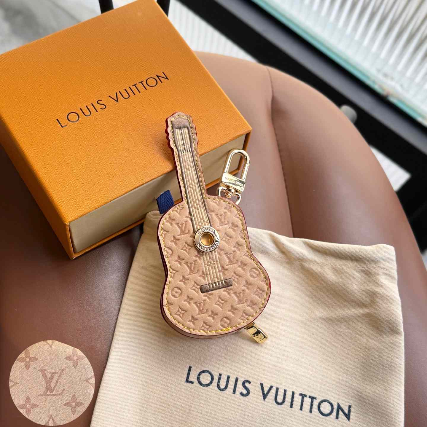 Louis Vuitton Guitar Pouch Bag Charm   M02032 - DopestKickz