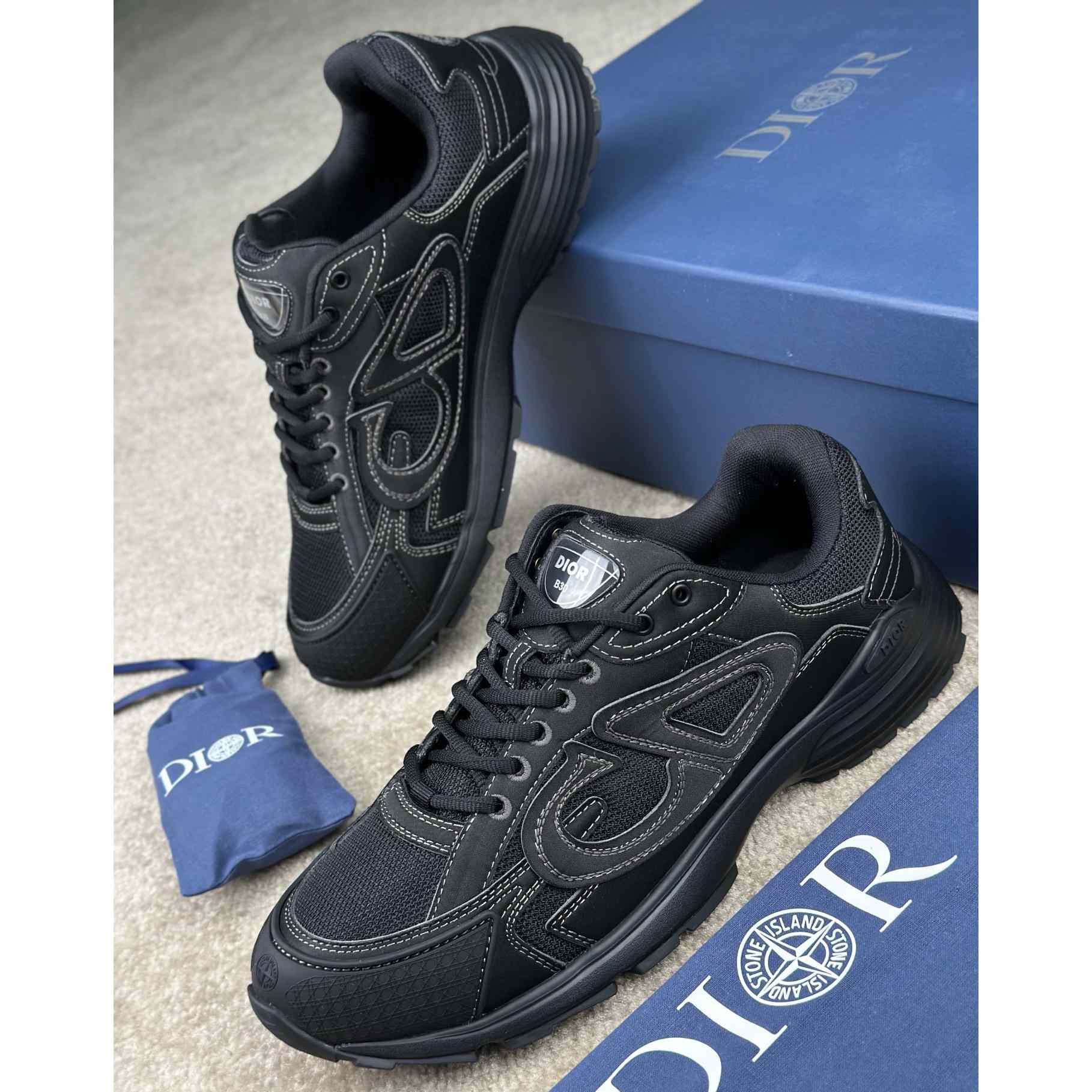 Stone Island x Dior B30 Sneaker  - DopestKickz
