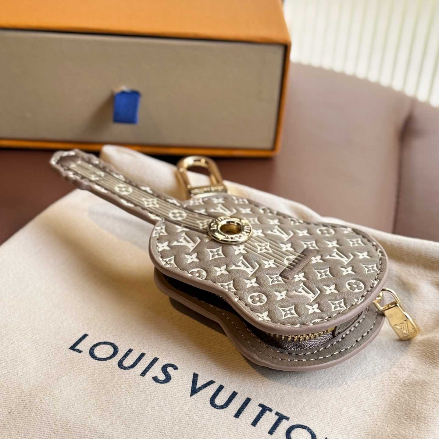 Louis Vuitton Guitar Pouch Bag Charm   M02032 - DopestKickz