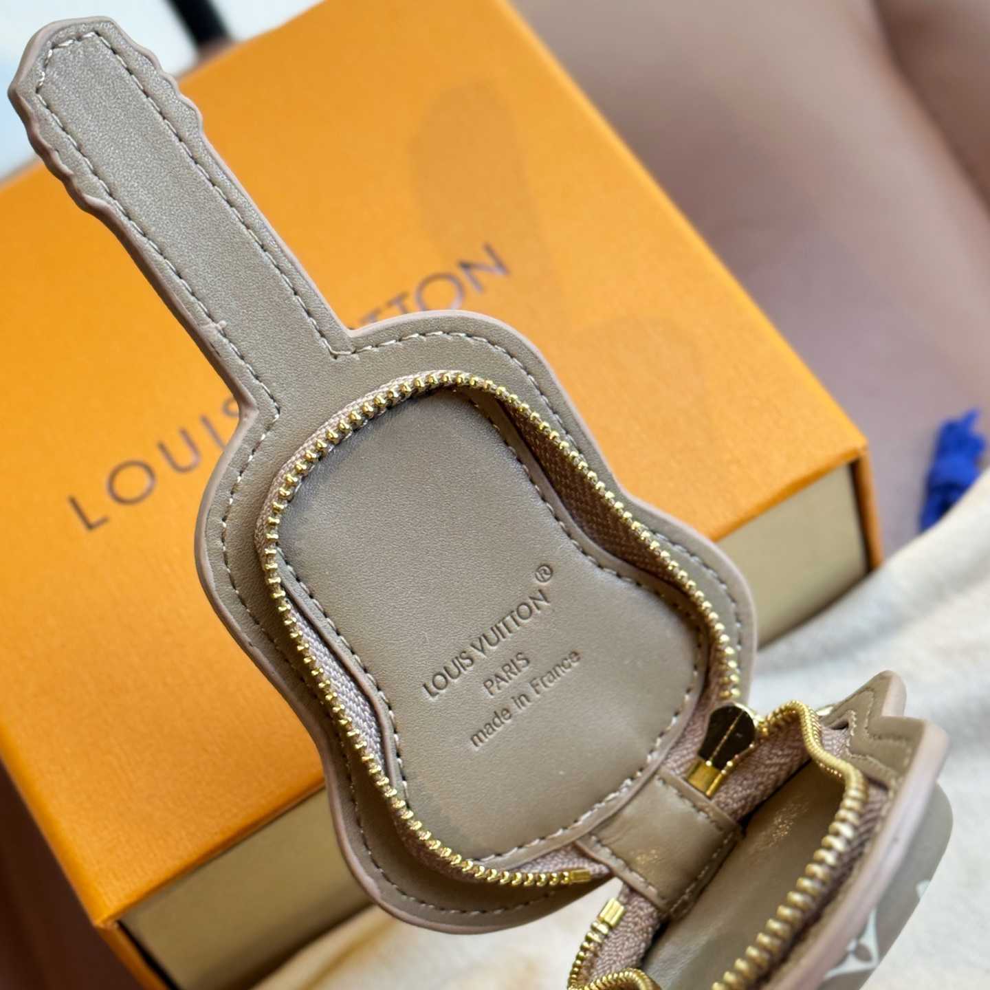 Louis Vuitton Guitar Pouch Bag Charm   M02032 - DopestKickz