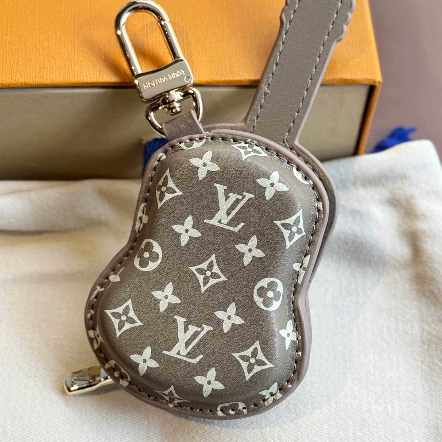 Louis Vuitton Guitar Pouch Bag Charm   M02032 - DopestKickz