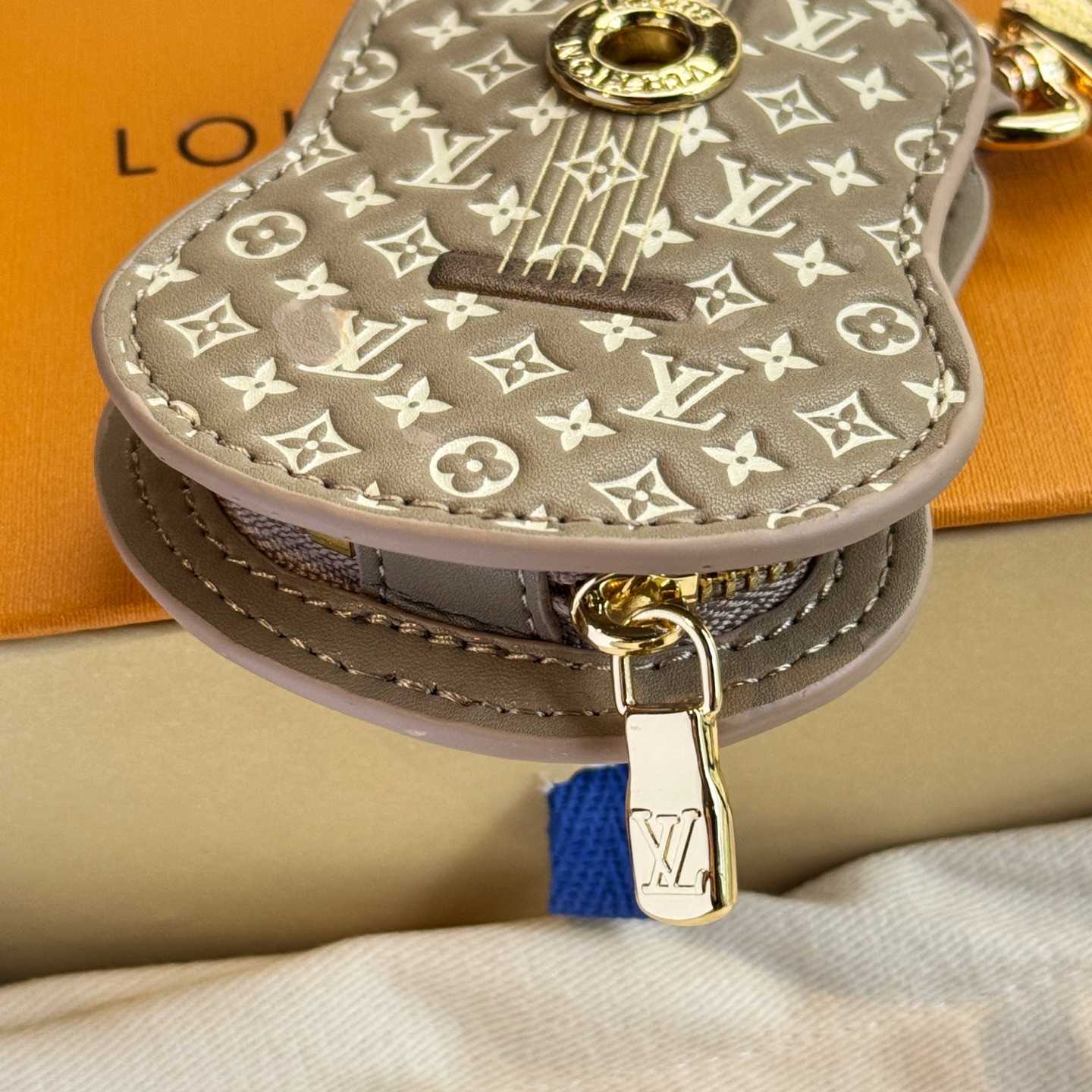 Louis Vuitton Guitar Pouch Bag Charm   M02032 - DopestKickz