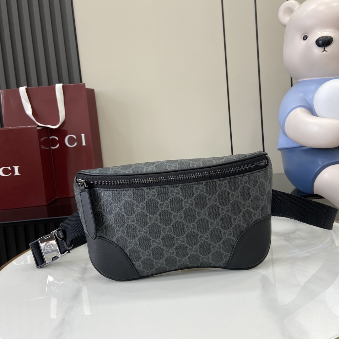 Gucci GG Emblem Medium Belt Bag - DopestKickz