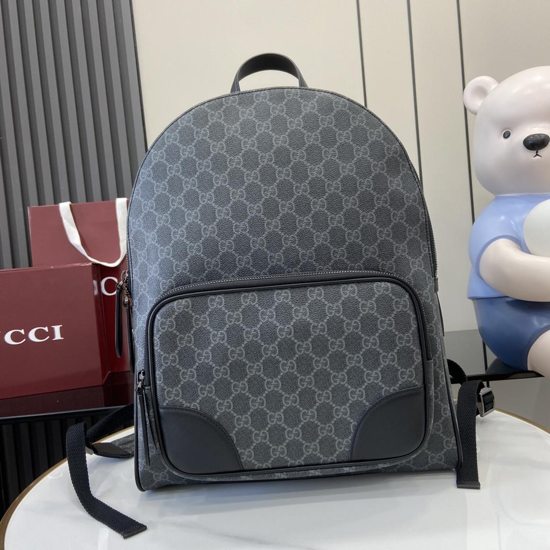 Gucci GG Emblem Medium Backpack  - DopestKickz